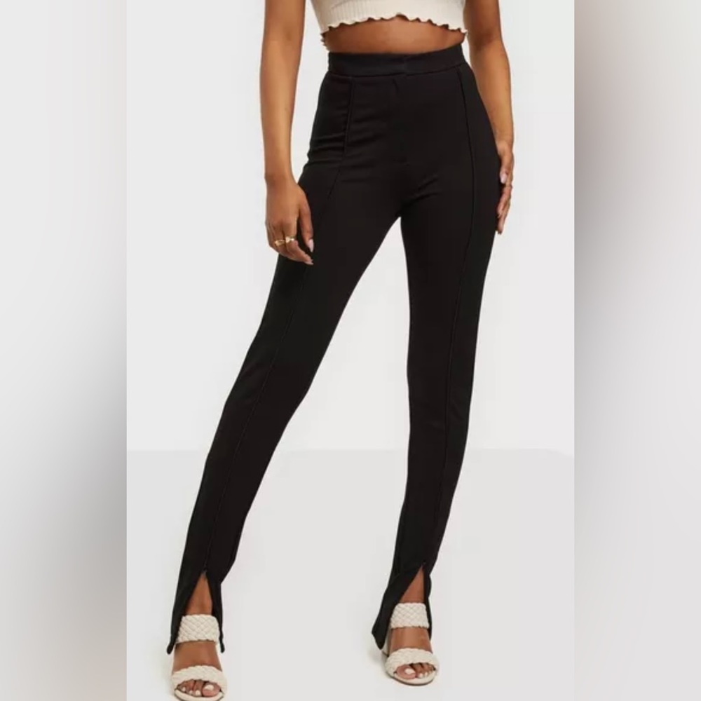 OBJPILARI  MW Long Pants A Fair - Color: Black Size: Xs.